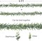 2 Pack Artificial Vines Hanging Eucalyptus Leaves Greenery Garland for Wedding Backdrop Arch Wall Decor, 6 Feet/pcs UV Protected Indoor Outdoor